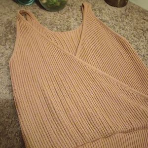 Sweater tank top